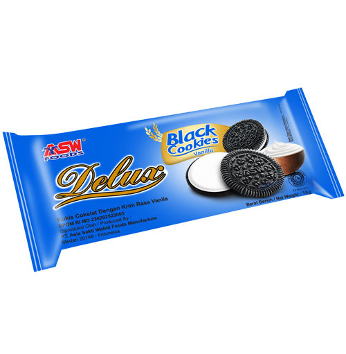 Delux Black Cookies Vanilla
